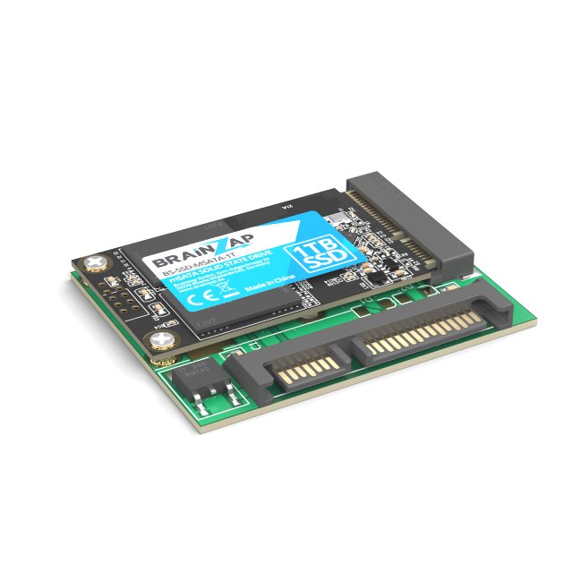 BRAINZAP mSATA 50*30 mm SSD auf 2,5-Zoll SATA 3 III Konverter Adapter Karte Mini-SATA