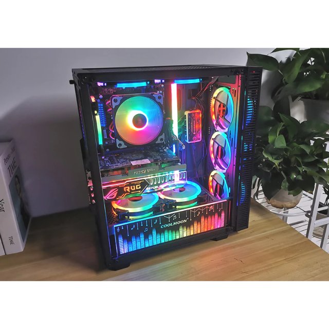 BRAINZAP 1x 120mm LED A-RGB Case Fan SET Gehäuse Lüfter Aura Asus Asrock MSI Gigabyte Music-Sync Coolmoon